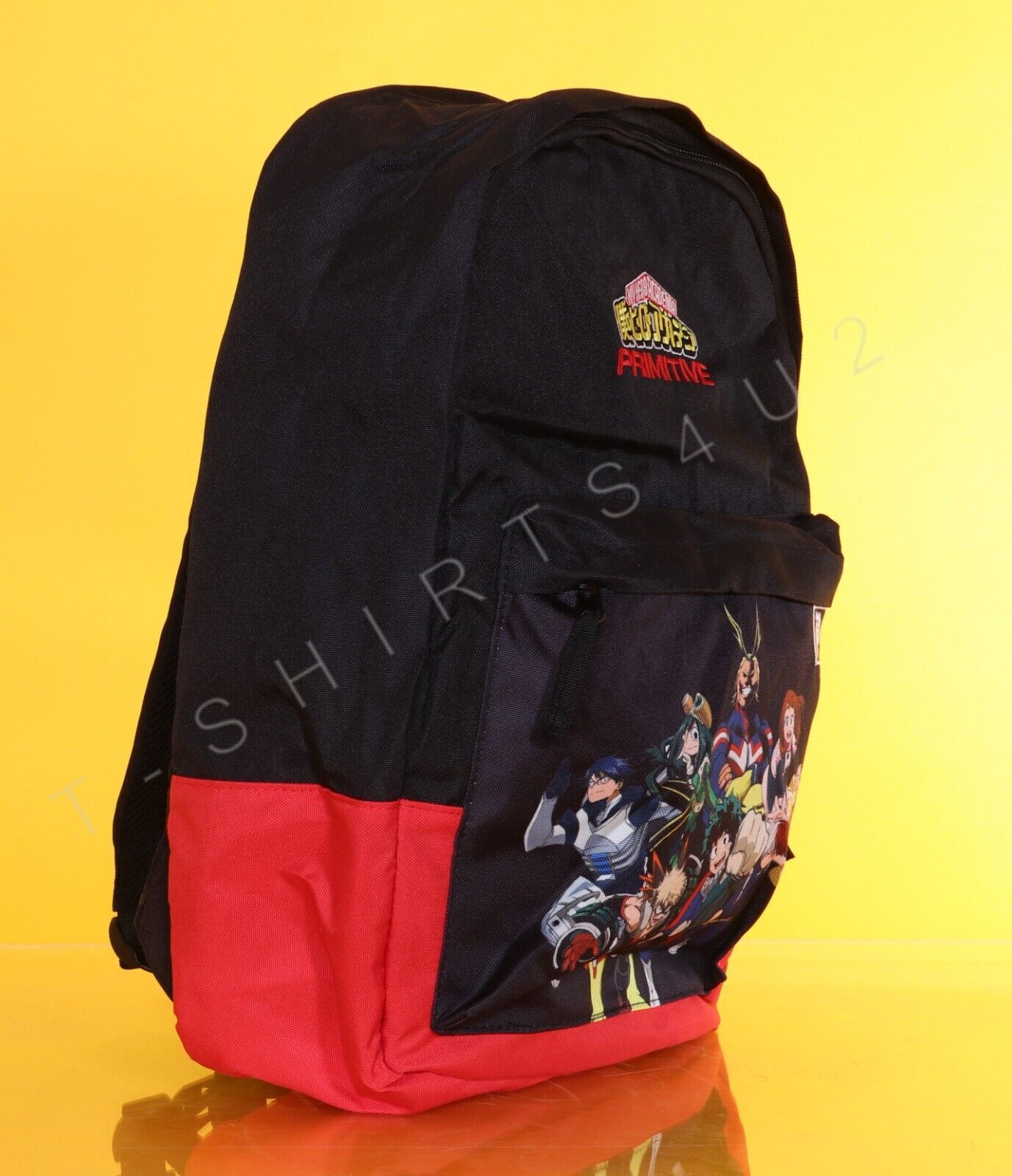 Primitive My Hero Academia Backpack Japanese Anime Black