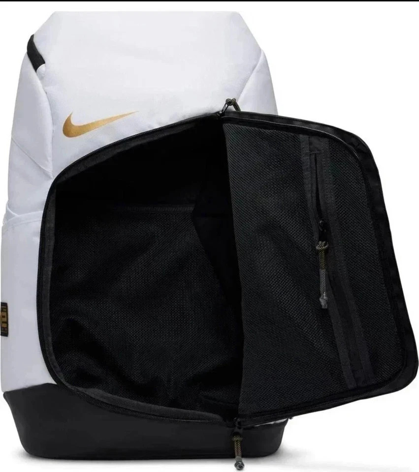 Nike Hoops Elite Pro Backpack 32L White Gold DX9786-100 NEW (same Day 🚛✅)