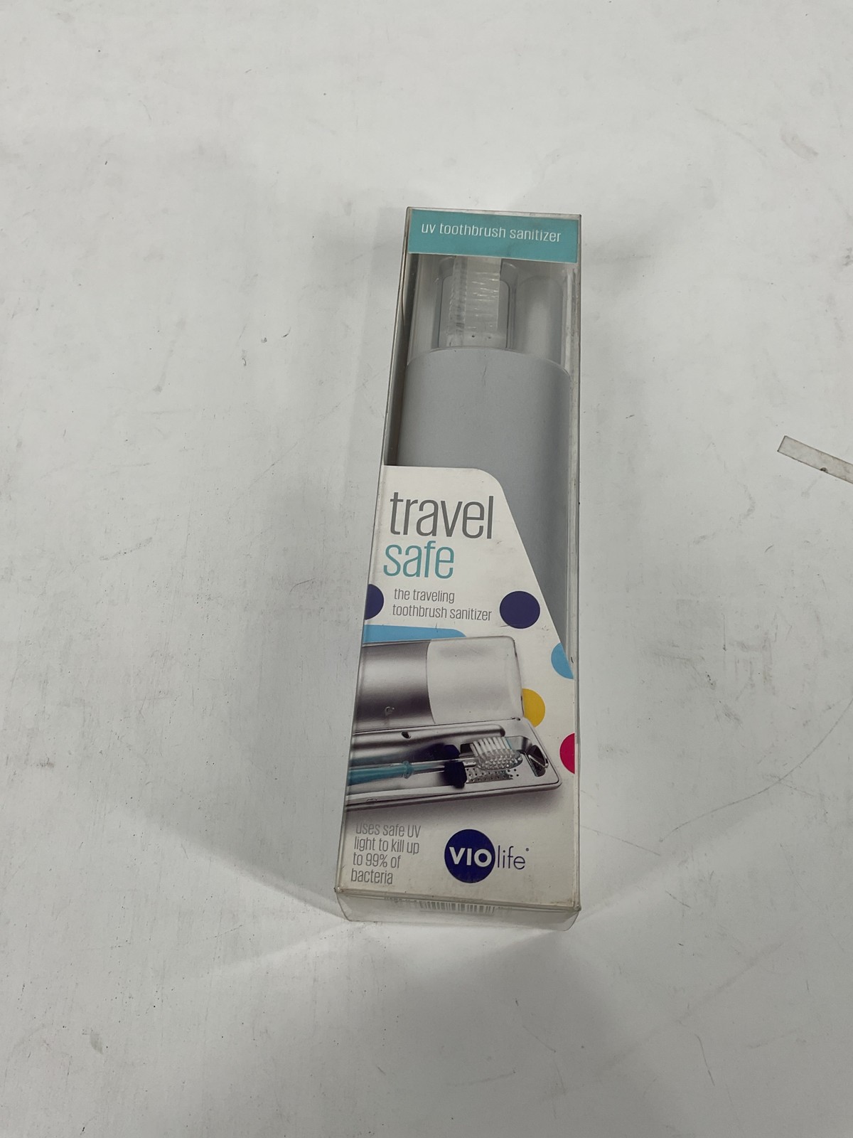 Violife VIO200B Travel Ultraviolet Toothbrush Sanitizer VIO200B Matte Silver U3