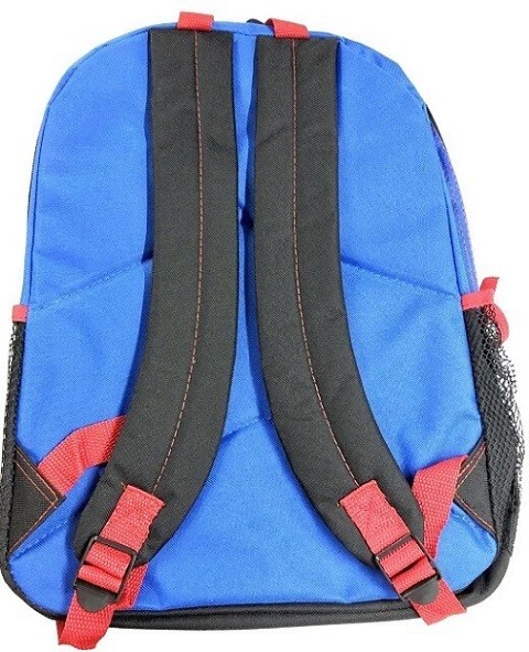 MARVEL ULTIMATE SPIDERMAN 16″ BACKPACK BOOK BAG IRON MAN BLACK BLUE SCHOOL NEW