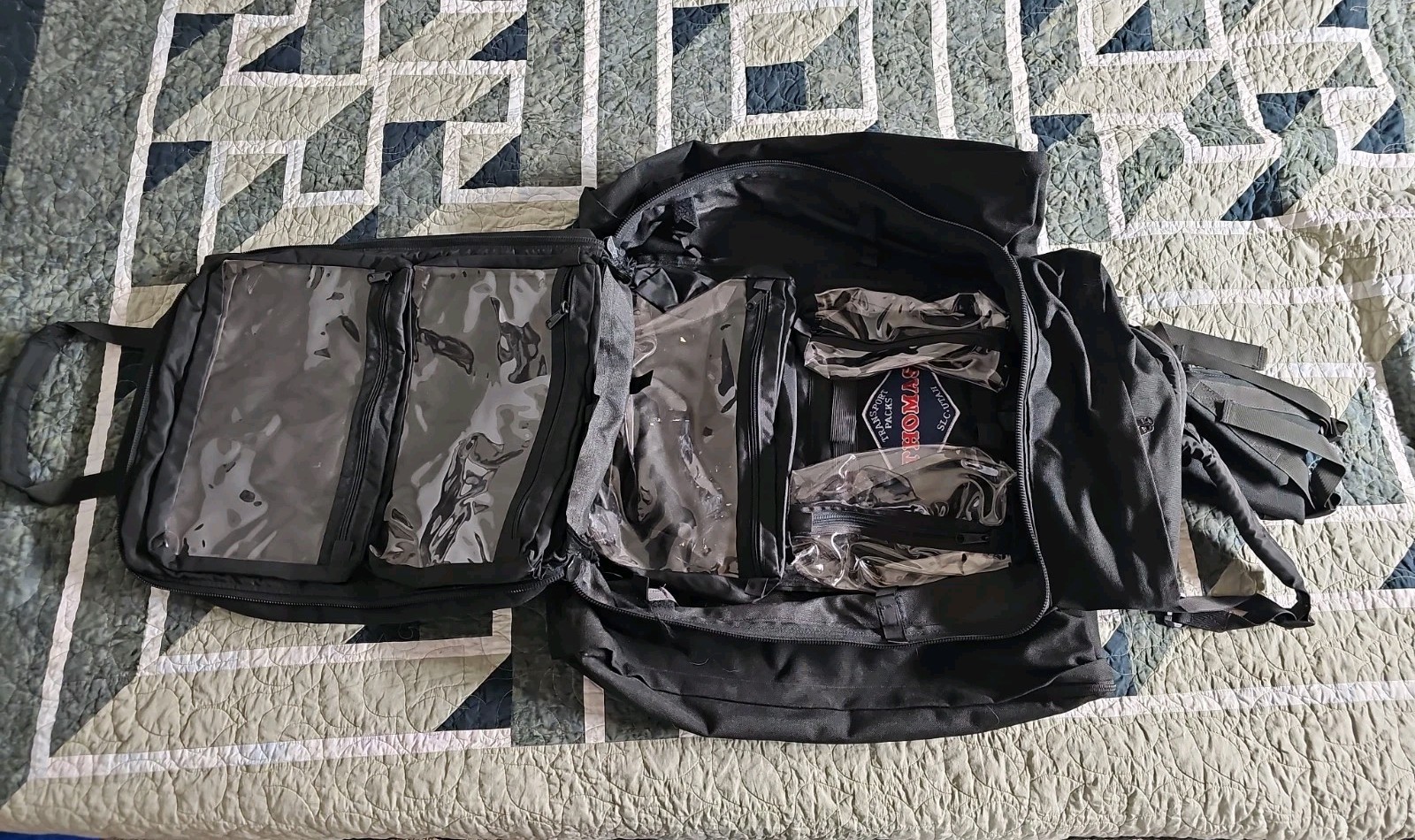 Thomas Transport Back-Pack ALS Medic EMS Emergency Black
