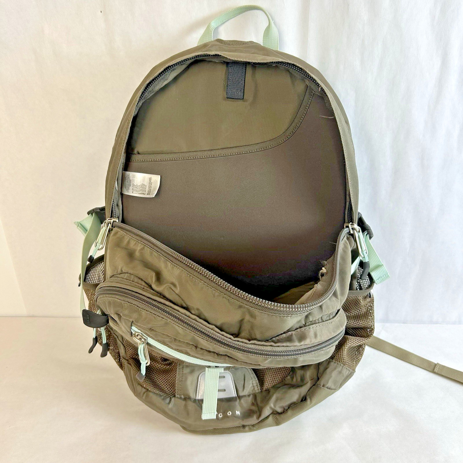 The North Face Backpack Unisex Brown Olive Recon Everyday School College Bookbag
