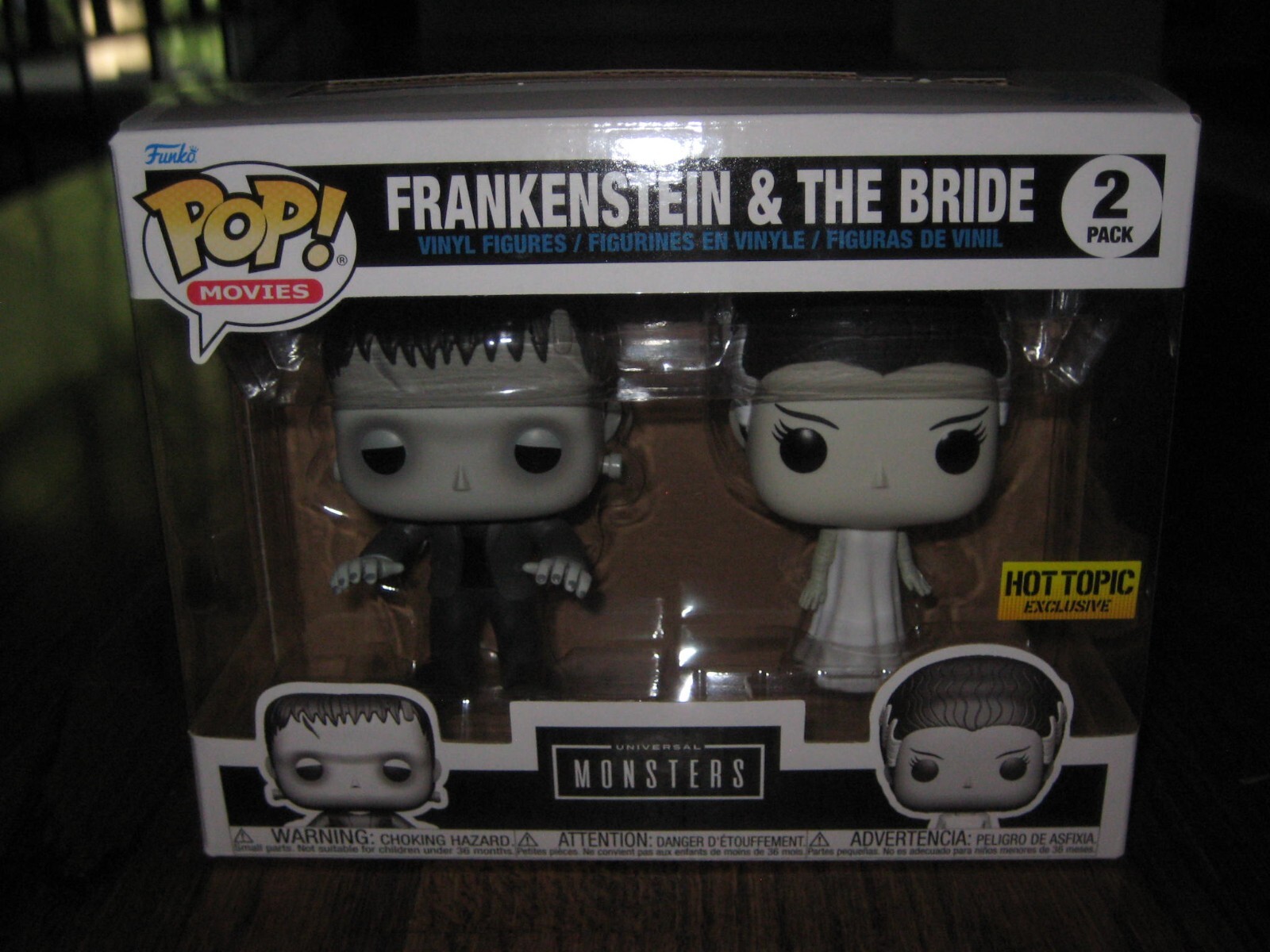 Loungefly Universal Monsters Icons Mini Backpack + Funko Pop Frankenstein 2 pack