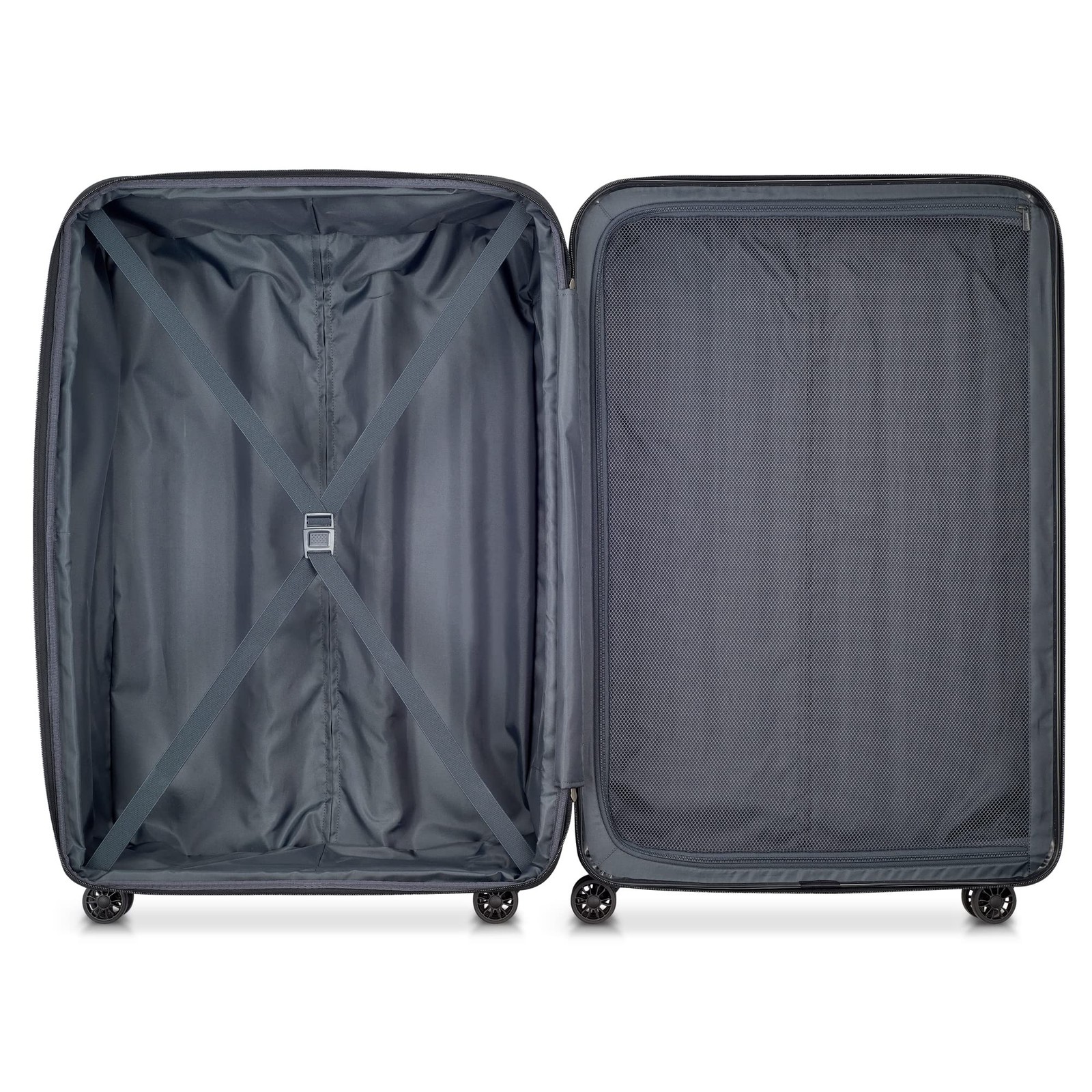 Delsey Helium Aero 29″ Expandable Spinner Trolley Blue Checked Large 29 Inch U10