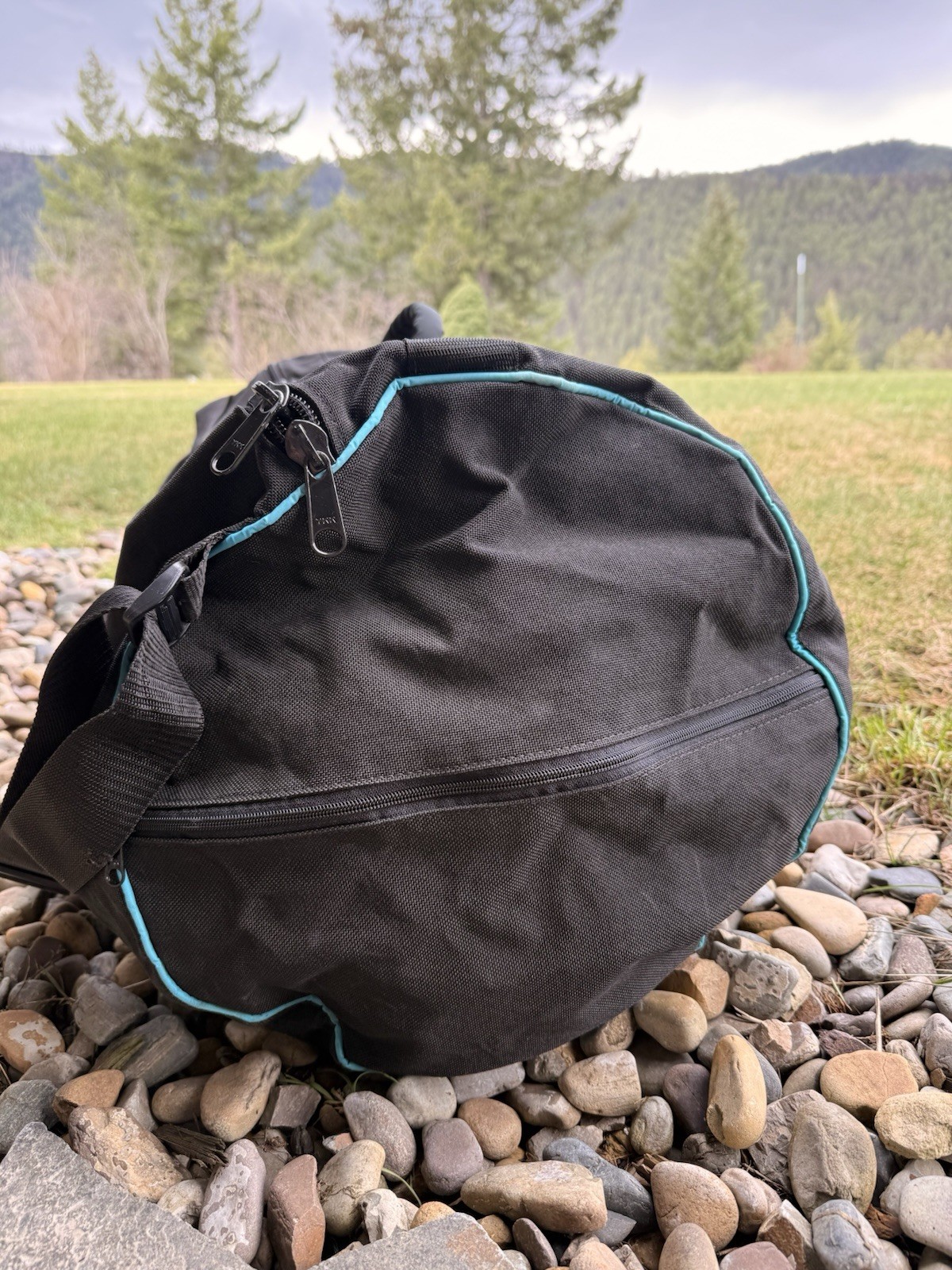 VTG Polaris Duffle Canvas Bag Snowmobile ATV Equipment Gym Carry Gear Bag