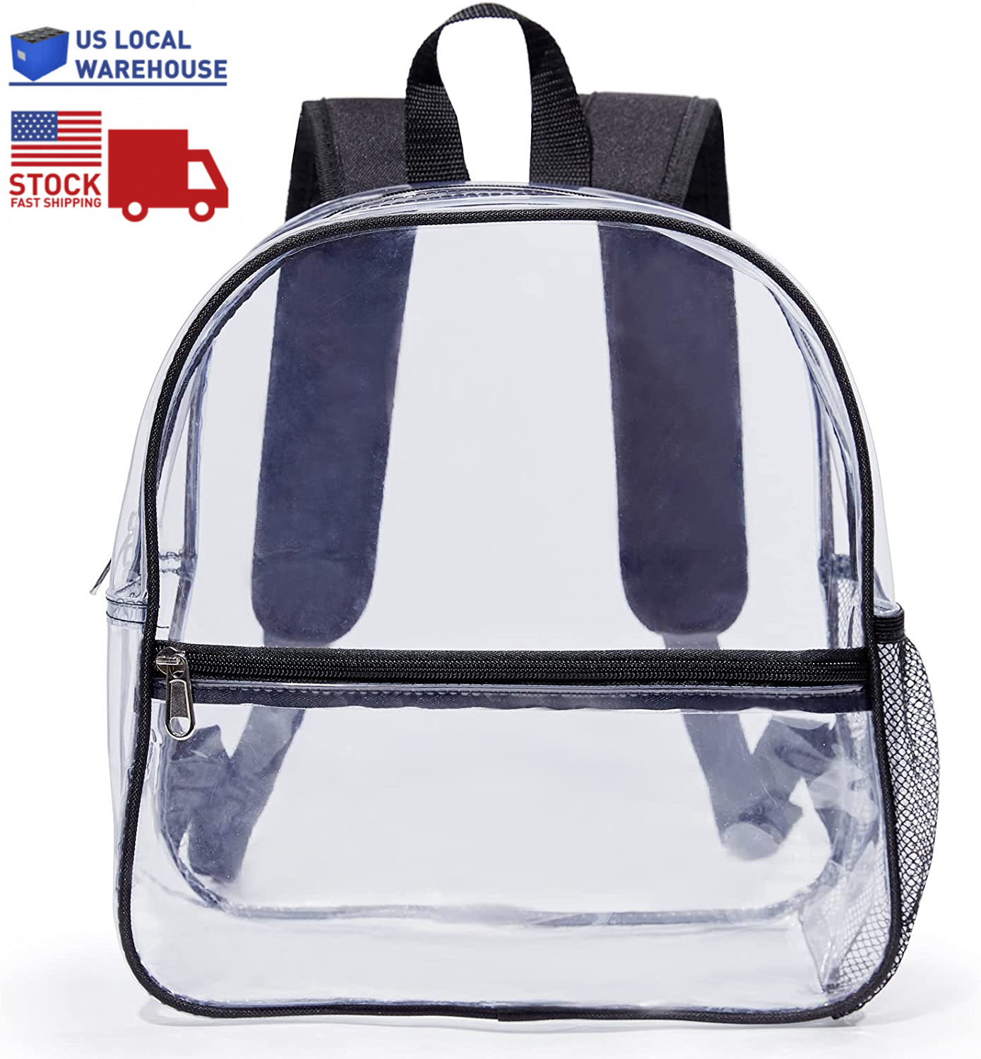 Stadium-Approved Mini Clear Backpack: Durable, Waterproof & Comfortable New