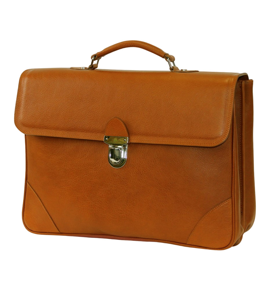 Leather Briefcase Luxury Medium Case Soft Full Grain Leather HANDMADE TO ORDER