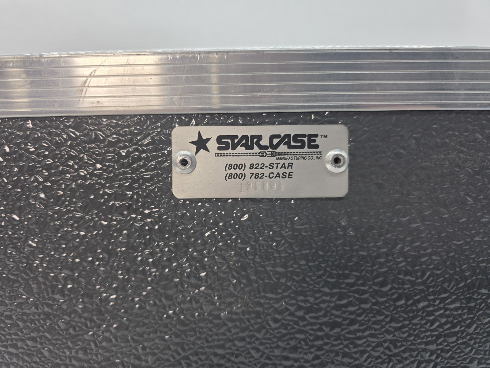Star Case Briefcase Aluminum New/Light Wear From Storage, With File Pocket