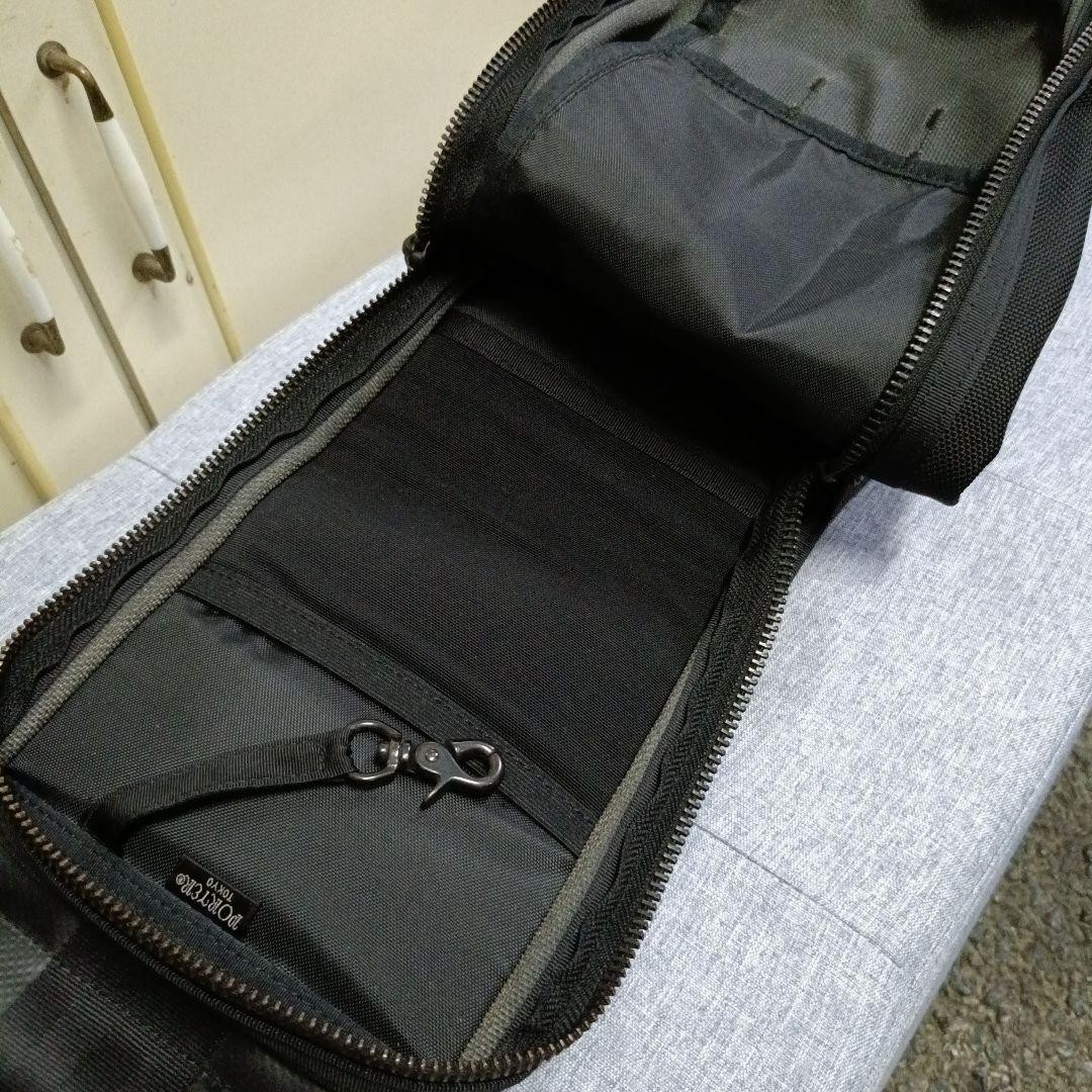 PORTER YOSHIDA HEAT Sling Shoulder Bag Black made in Japan Authentic