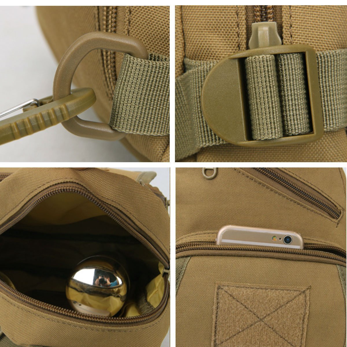 Tactical Mountaineering Sling Pack Molle Shoulder Backpack Chest Crossbody Bags