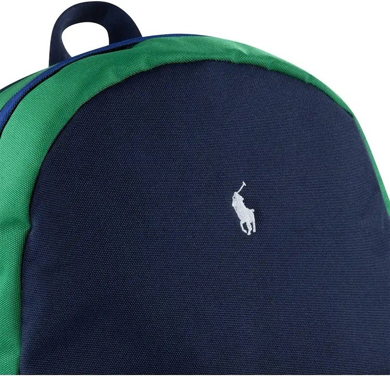 Polo Ralph Lauren Colorblock Multi-Color Backpack Bag Navy/Multicolor