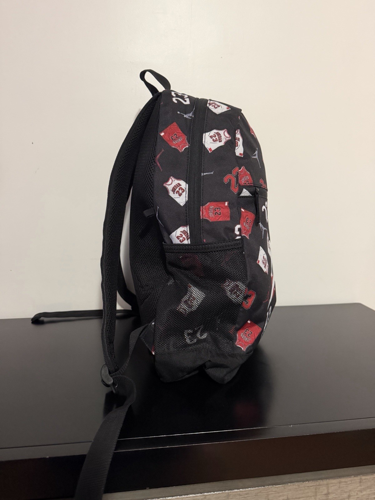 Jordan Jumpman Air 23 Graphic Print Backpack Zip Adjustable Padded Straps