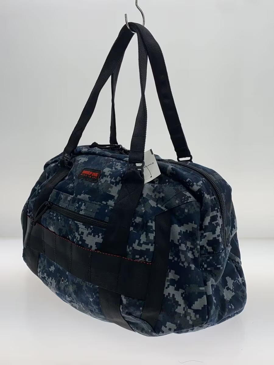 BRIEFING 15th Anniversary OVAL M NAVY DIGITAL CAMO Boston Bag Navy Digital Camou