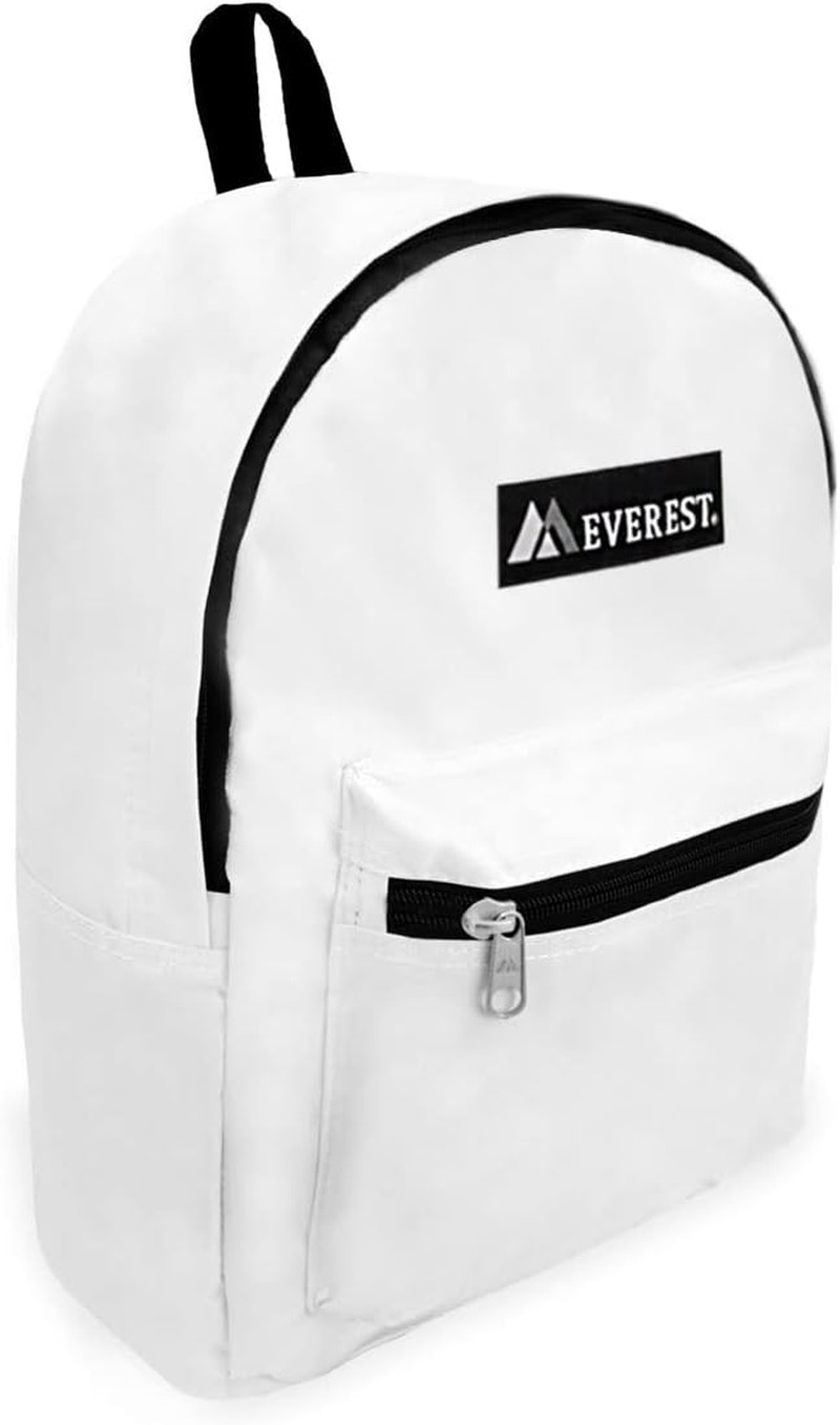 Luggage Basic Backpack, White, Medium