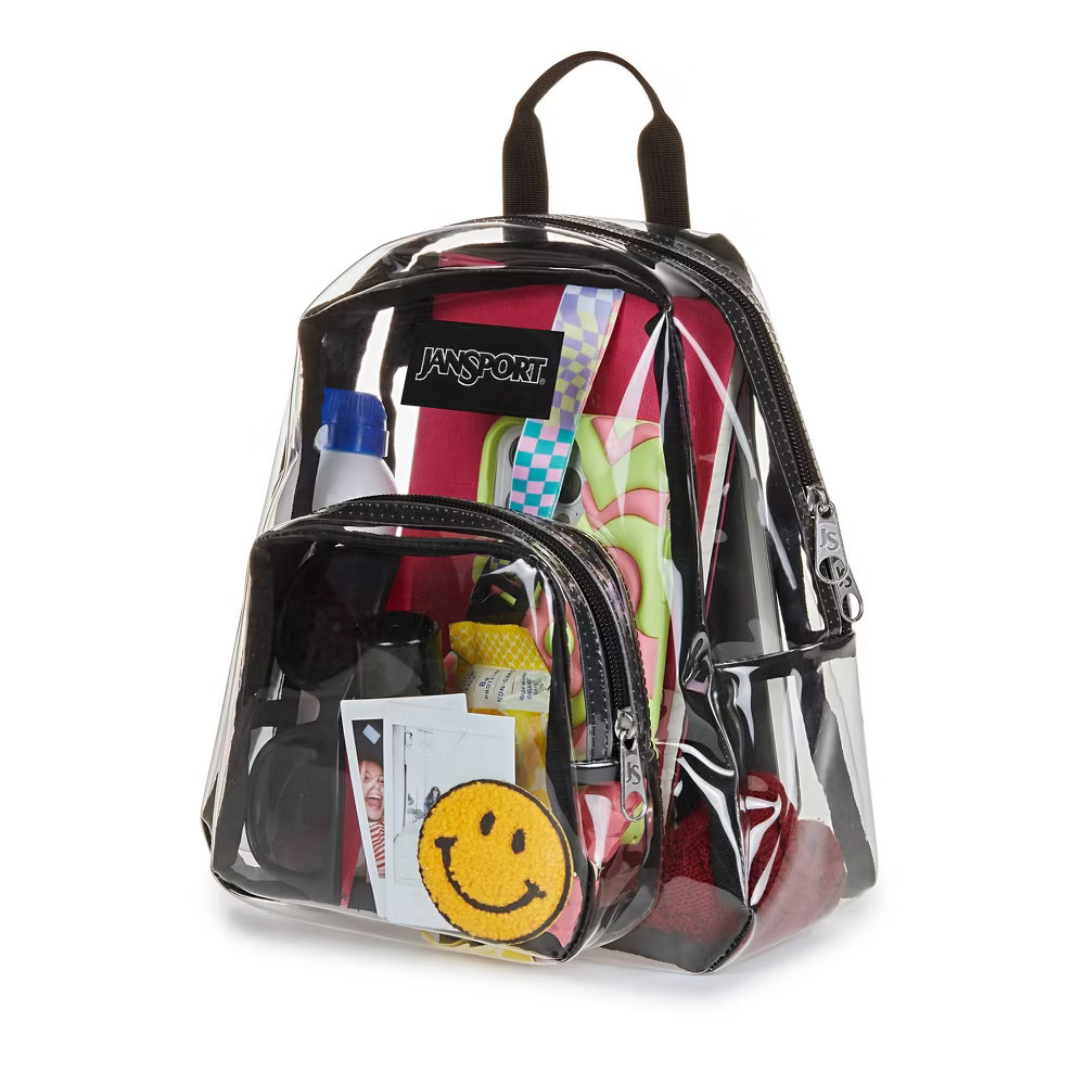 JanSport Clear Mini Shoulder Bag – Black