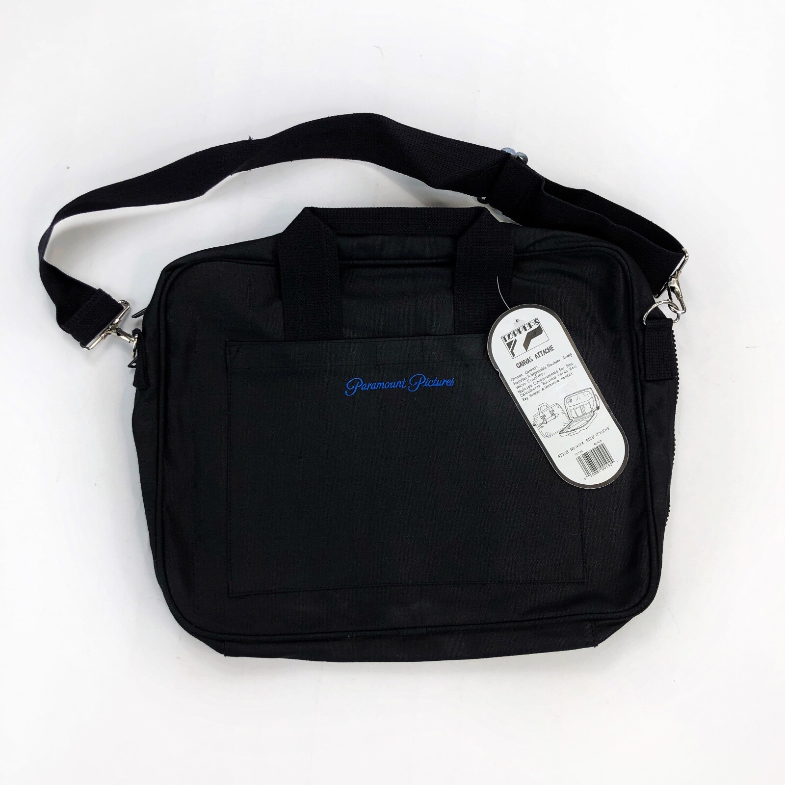 NOS 90s VTG Paramount Pictures Movie Promo Adjustable Messenger Bag 17″X13″X3″