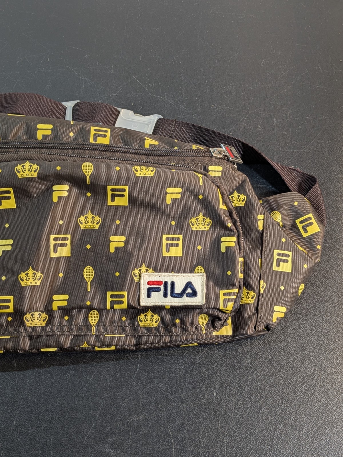 FILA + Urban Outfitters Monogram Sling Bag | 20″x7″x5″ Fanny Pack
