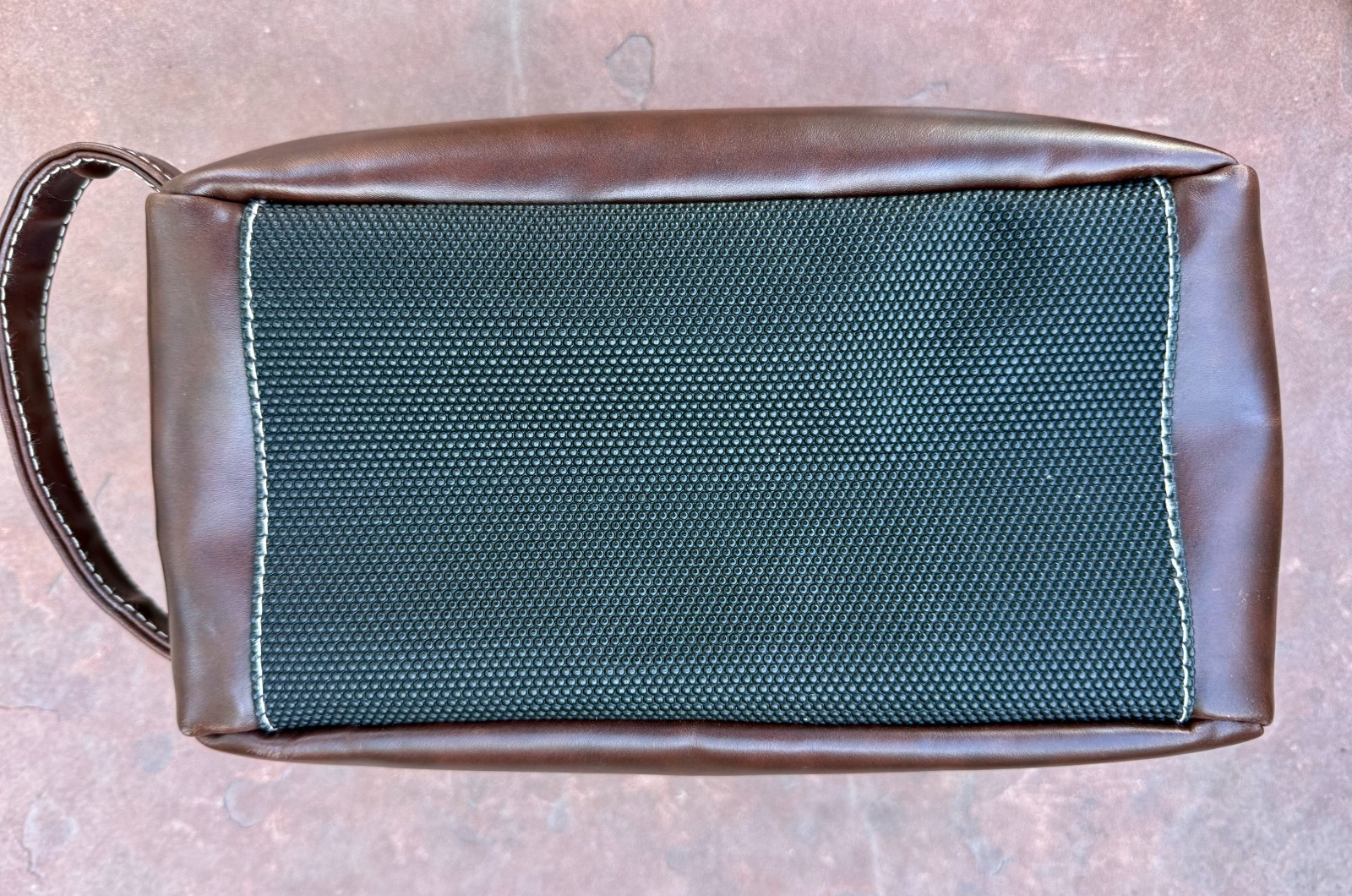 Original Penguin Munsingwear double zip Travel Dopp Kit Toiletry Bag 10″ x 5″