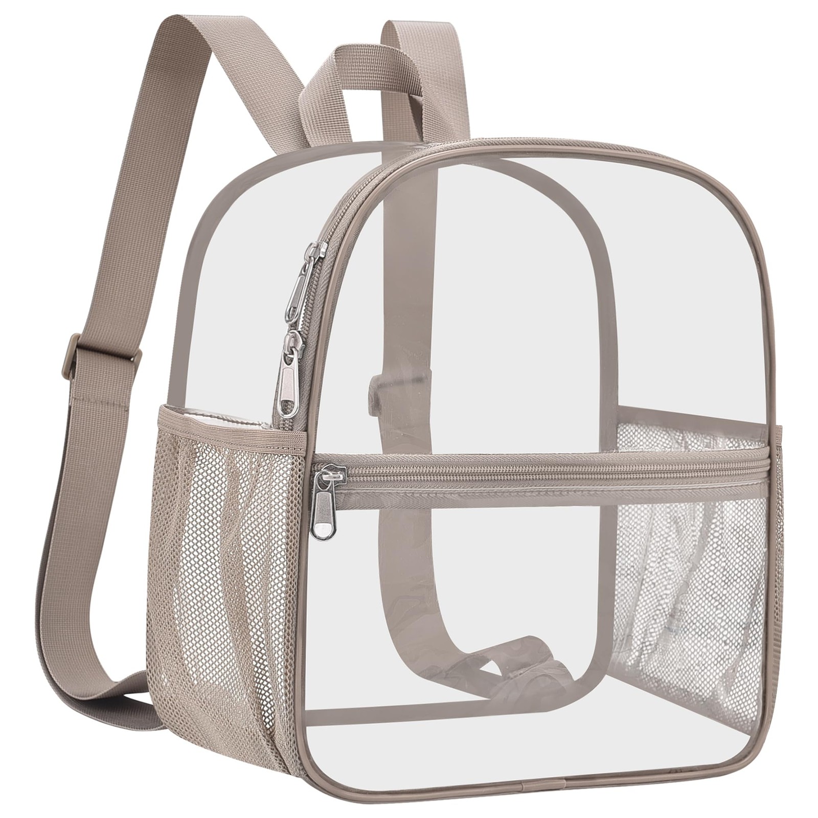 Clear Backpack for Stadium Events Waterproof Small Bag 12x6x12 Inch Adult