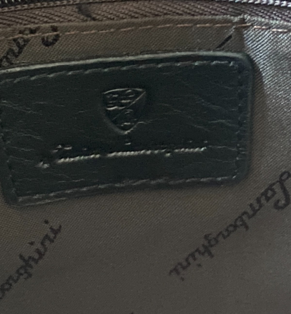 by Tonino Lamborghini Perforated Leather Men’s Crossbody/Shoulder Bag – Black