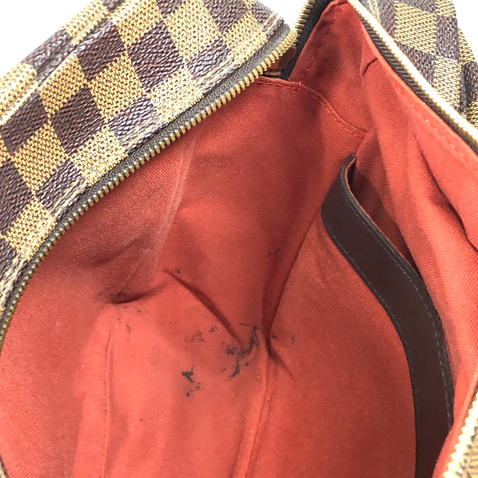 Auth Louis Vuitton Naviglio Shoulder Bag Damier Ebene Crossbody N45255 SR0095