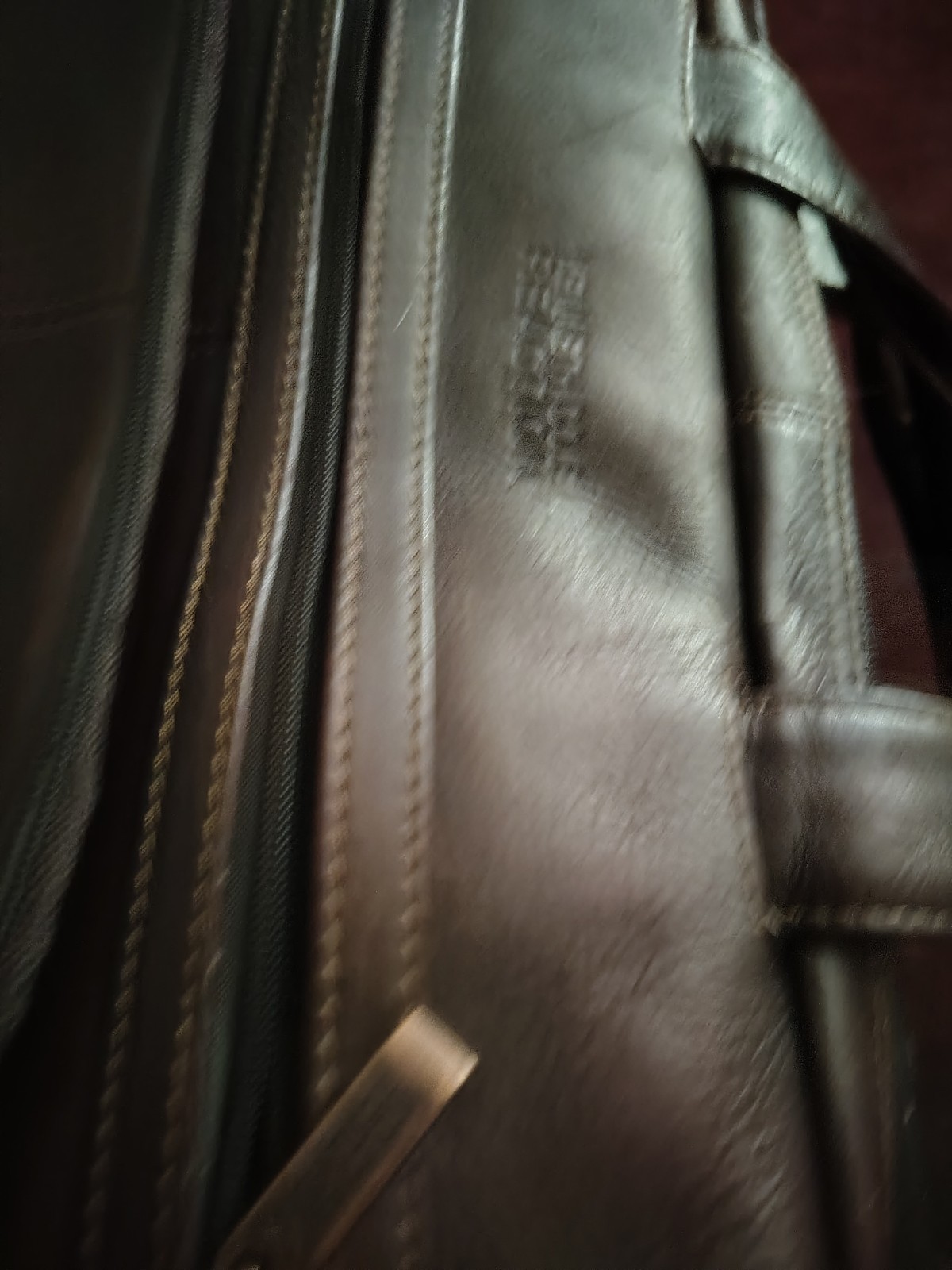 Kenneth Cole Reaction Briefcase Flap Black Leather NWT