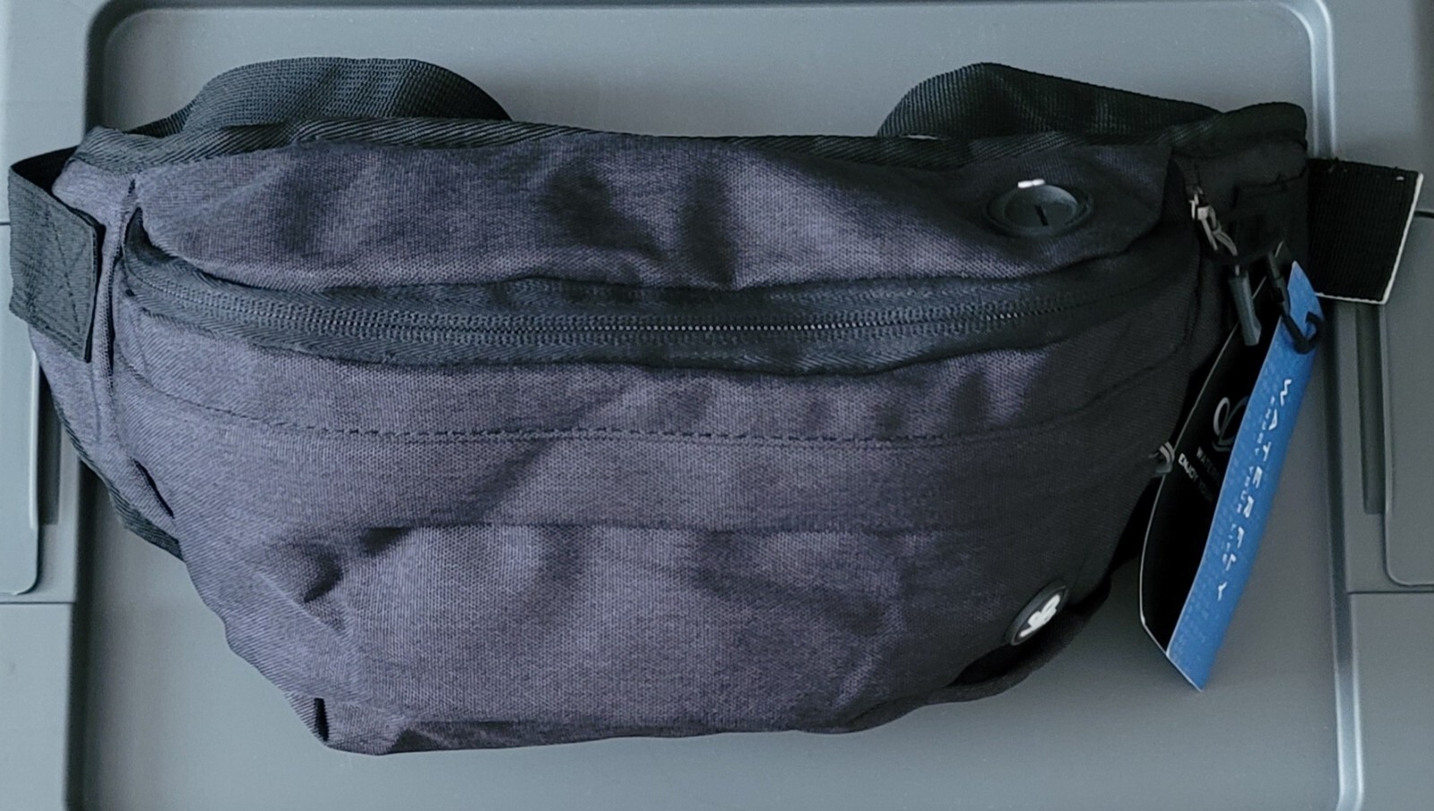 Waterfly Fanny Pack/Waist Bag (Large) Water Resistant W/ Reflective Belt Tips.