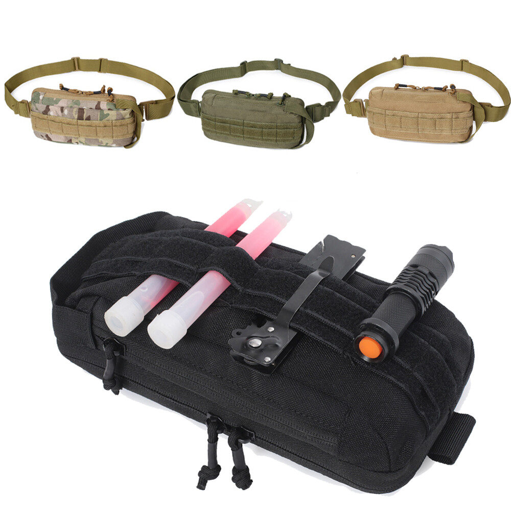 Tactical Compact Chest Pack Adjustable Shoulder Bag for Travel Outdoor Sports