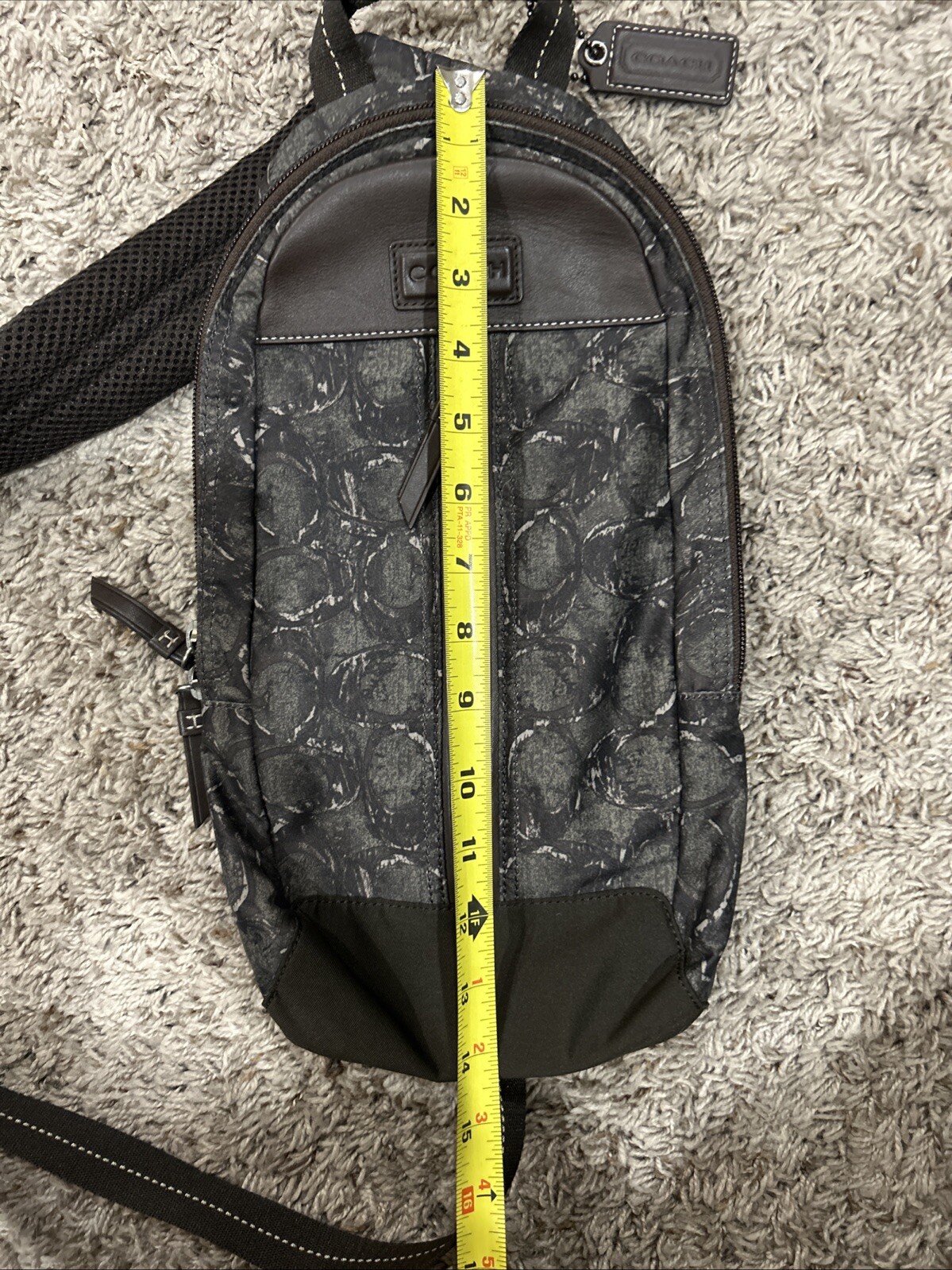 COACH Shoulder Bag Varick Nylon Sling F70692 Camo