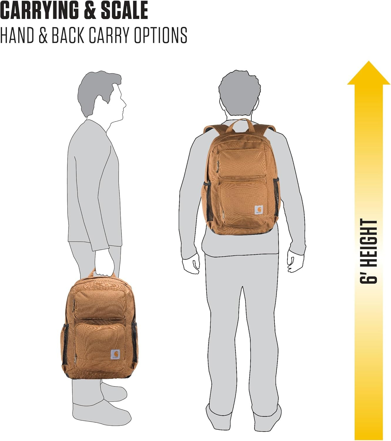 Durable 28L Backpack with Laptop Sleeve & Abrasion Resistant Base – Black
