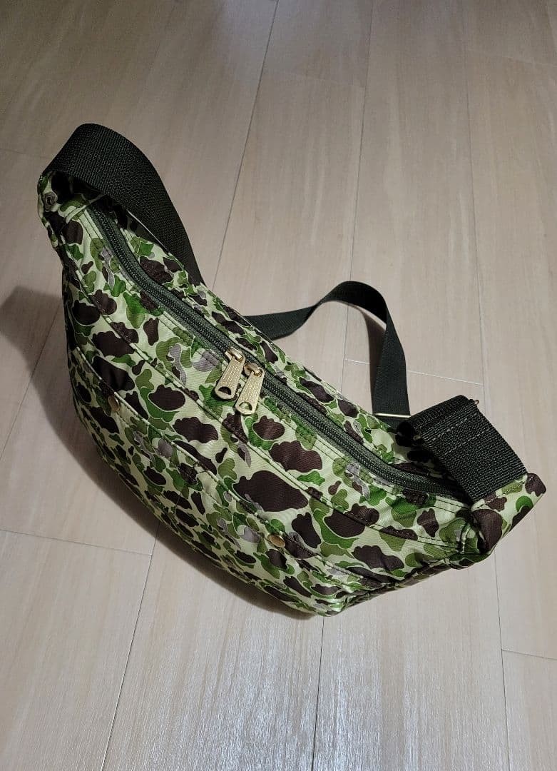 Brand New PORTER JOEPORTER Camouflage Oval Shoulder Bag