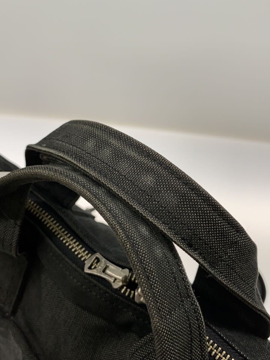 Authentic PORTER Denim Briefcase Black 29cm x 40cm x 4cm Slim Bag