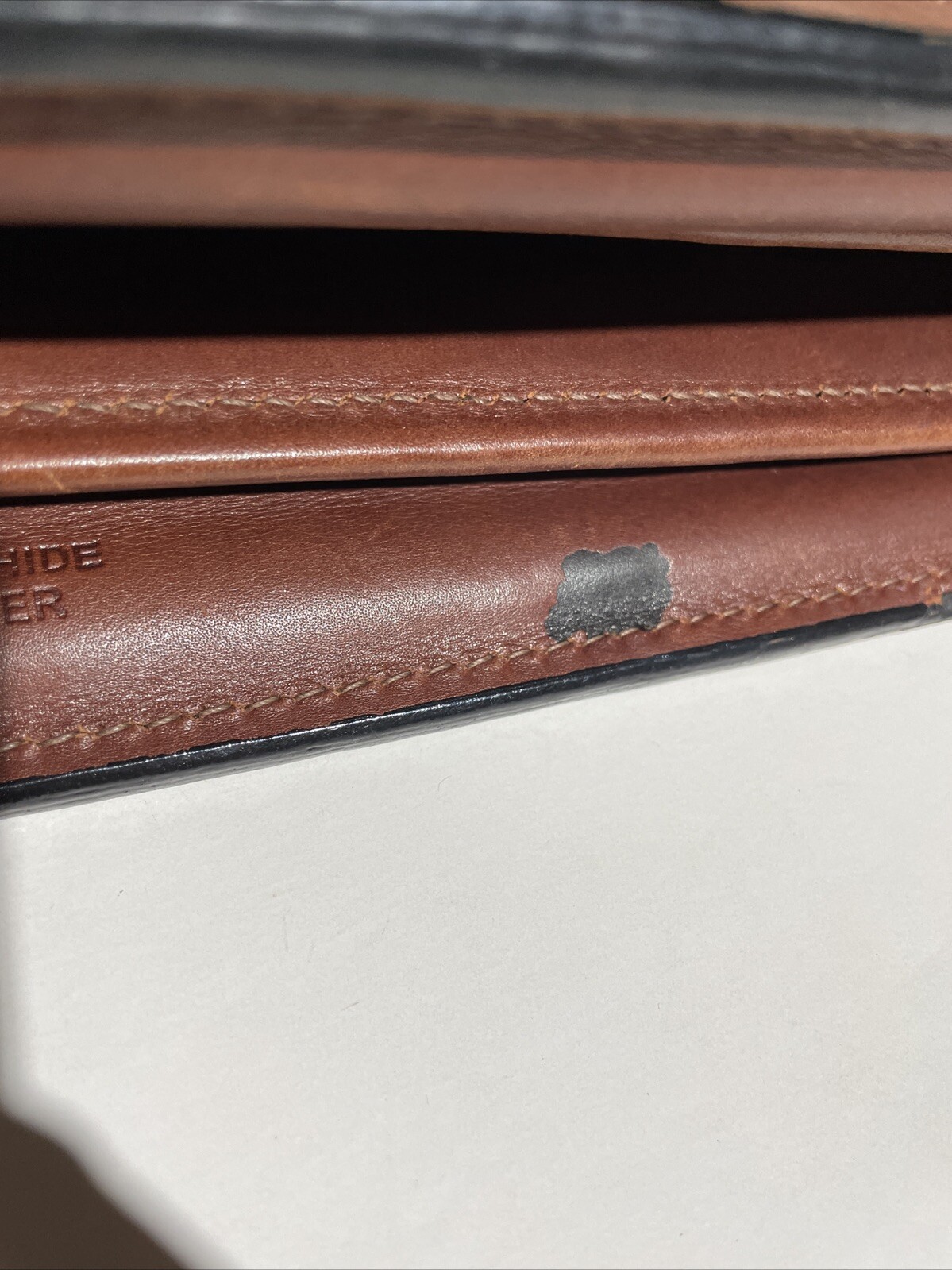 Schlesinger Brown Leather Briefcase