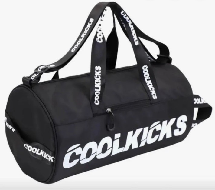 COOLKICKS Small Duffel Bag – Black/White
