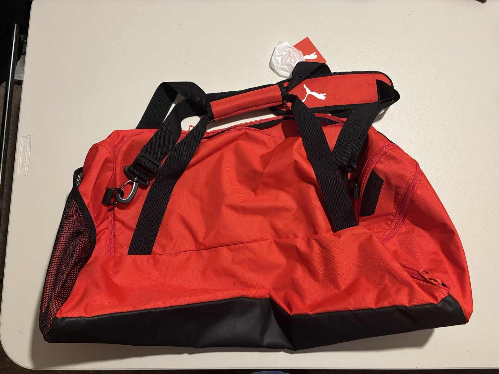 Puma Duffle Bag Red and Black St. Mark’s NEW