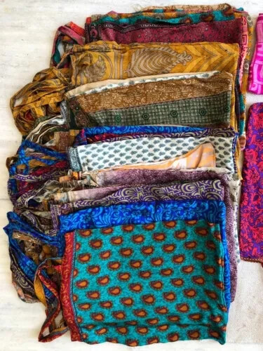 Eco-Friendly Silk Tote Bag Reusable Shopper & Carry Sustainable Reselling Bags