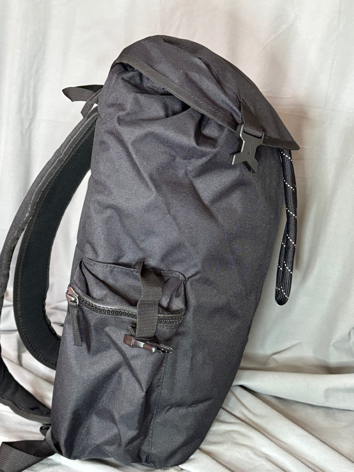 Nike Sportswear Heritage Backpack Black DV3049-010 School Travel Drawstring Gym