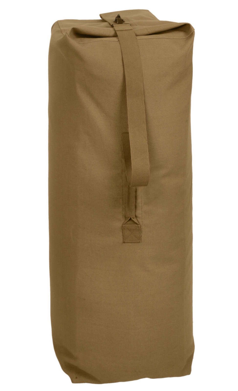 Heavyweight Top Load Canvas Military Army Duffle Bag – Coyote Brown 21″ x 36″