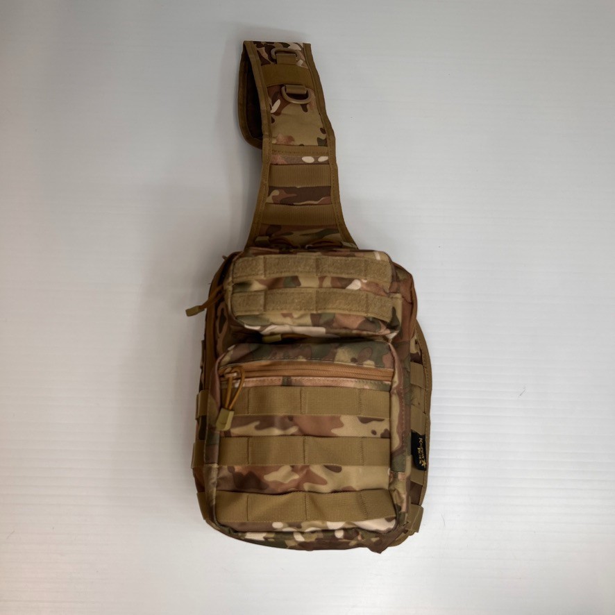 Kaufman Tactical Shoulder Bag Men Sling Molle Web Strap Camo Army Work Core Nw