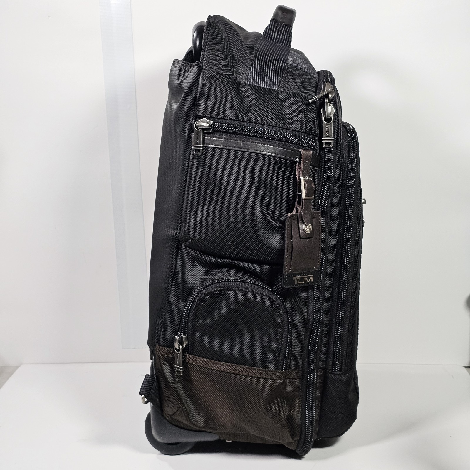 Tumi Peterson Wheeled Carry On Backpack 222473HK2 Black