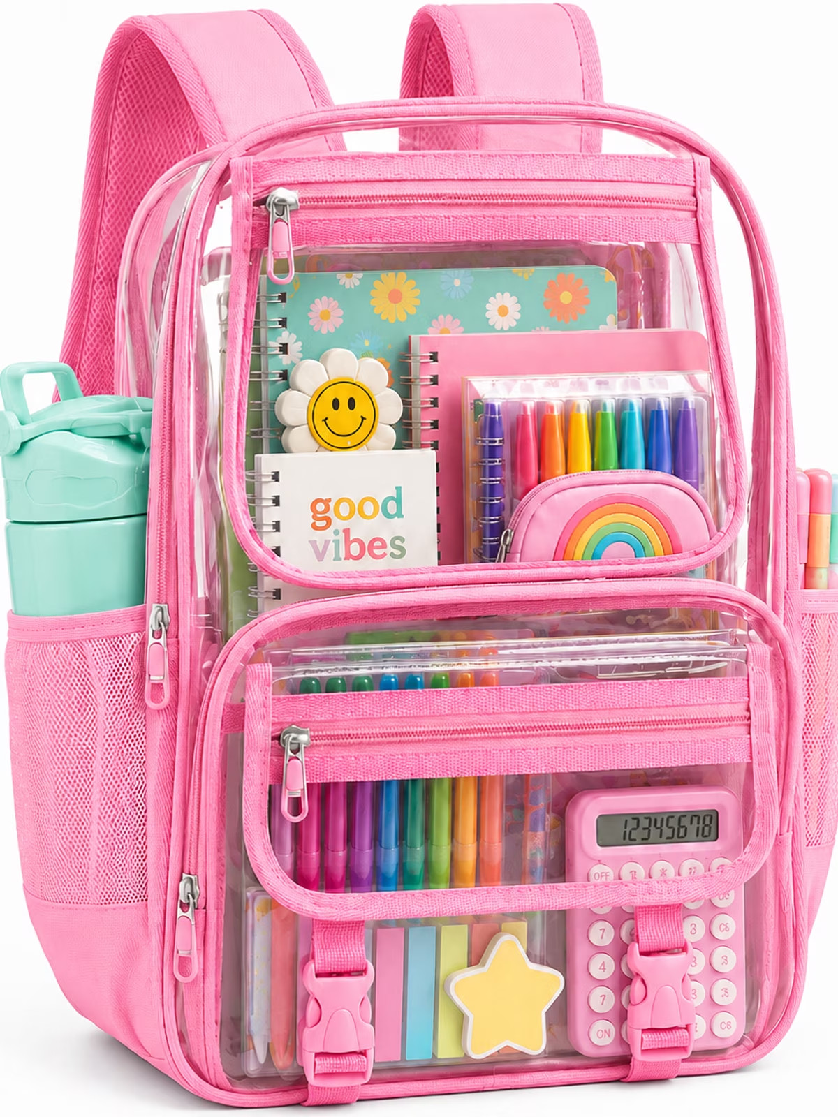 Clear Backpack School Backpacks Heavy Duty Large Transparent Backpacks for Stadi