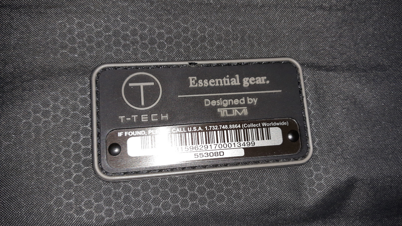 TUMI T-Tech Essential Gear Black Messenger Bag Laptop