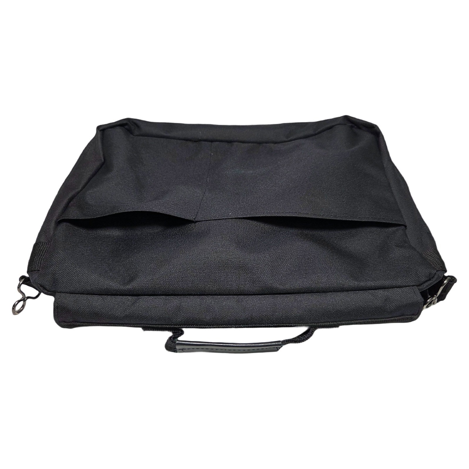 Disney Studios Laptop Briefcase Black Canvas Mickey Mouse Travel Bag Unisex EUC