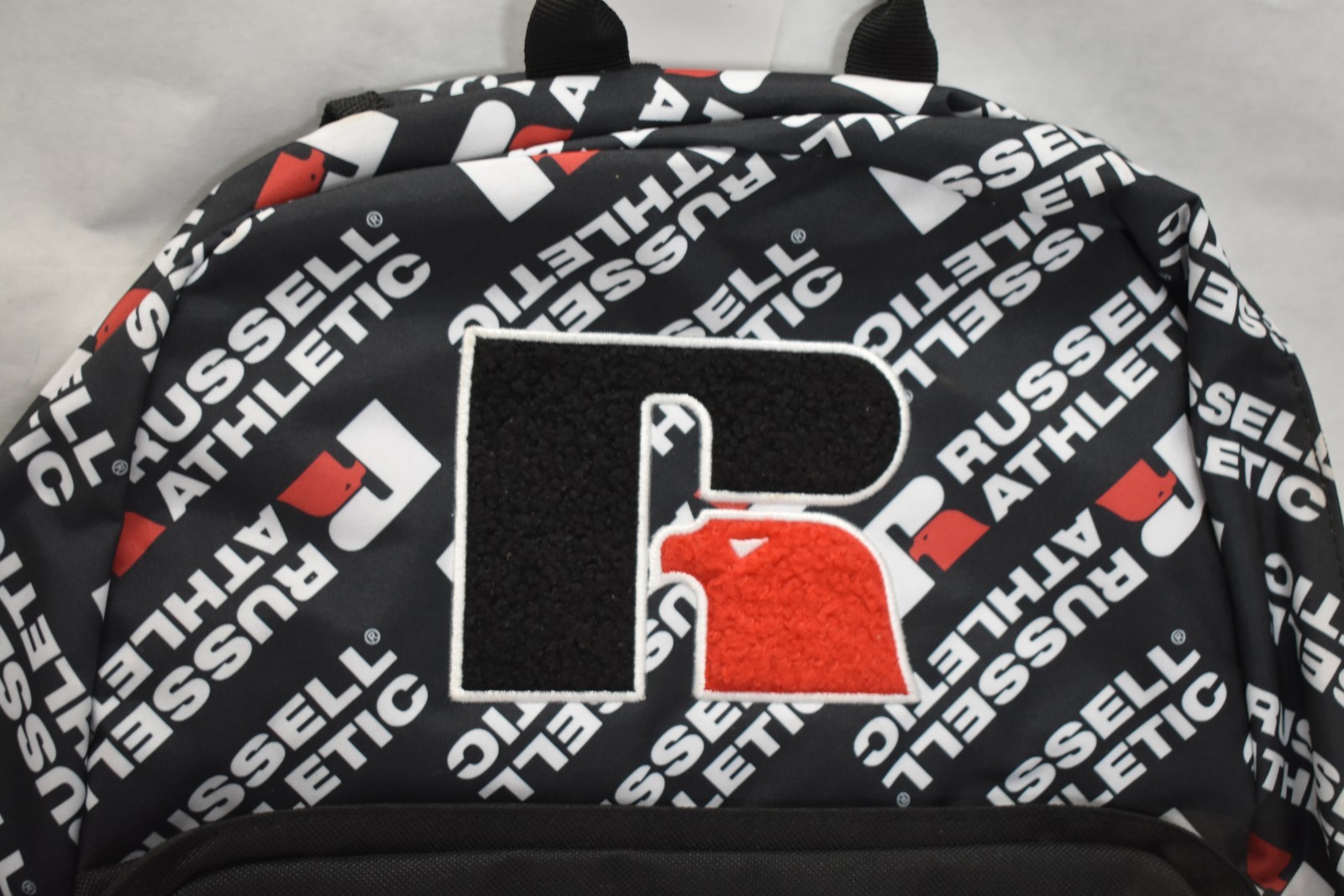 Russell Athletic Gamepoint 18″ Backpack Black Red & White Lightweight Backpack