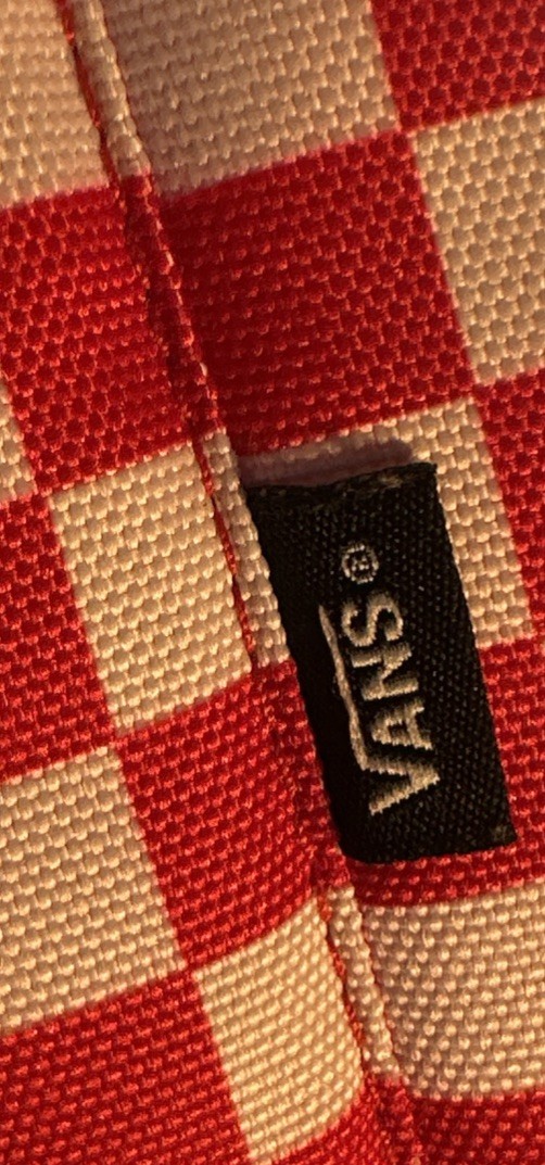 Vans Old Skool III 22L Checker Red/White Backpack Checkerboard School Bag NWT