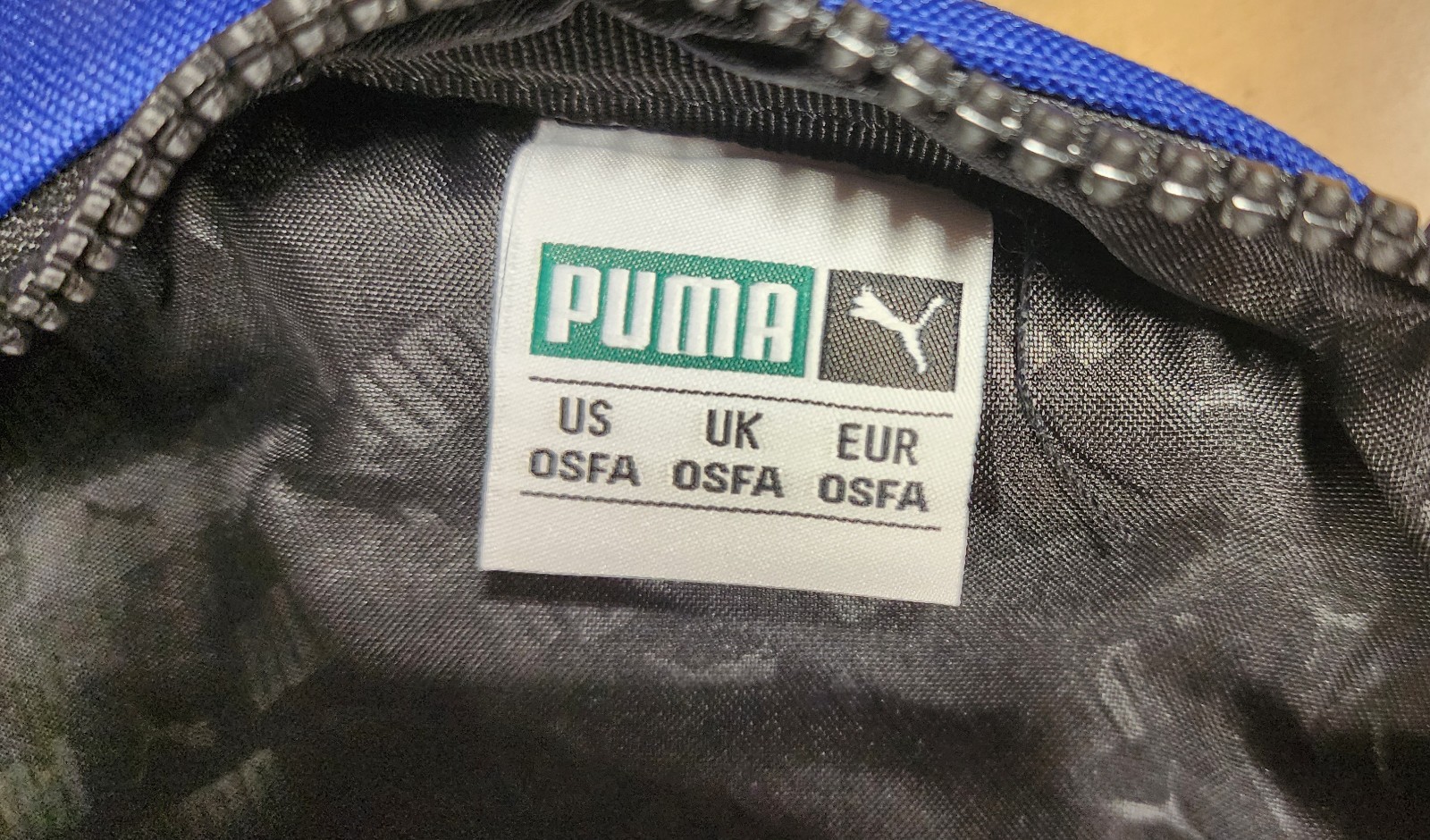 17.5 in Puma Speedway Laptop Backpack Padded Adjustable Shoulder Strap Blue