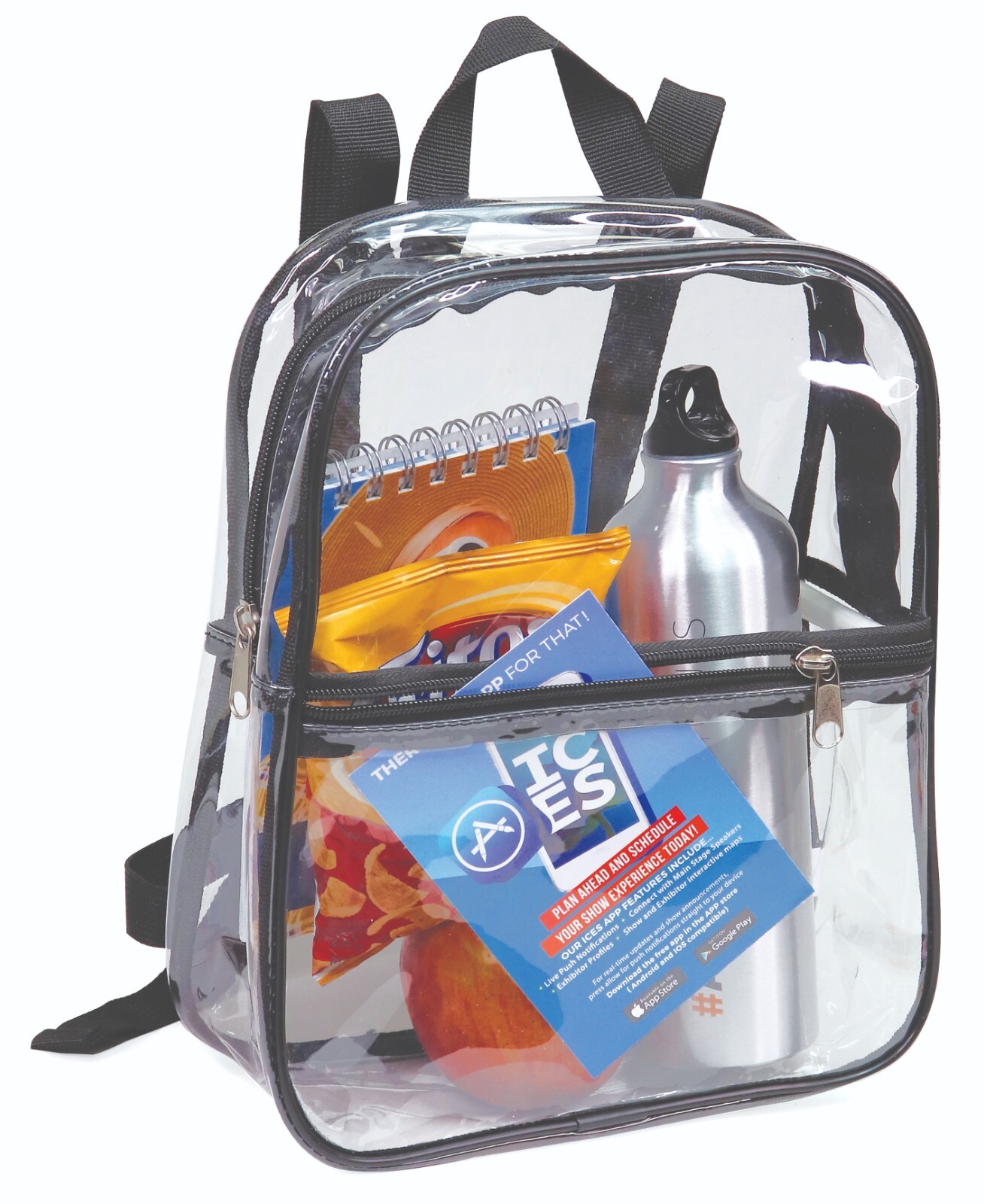 Clear Stadium Approved Transparent Backpack for Sporting Events Concerts School