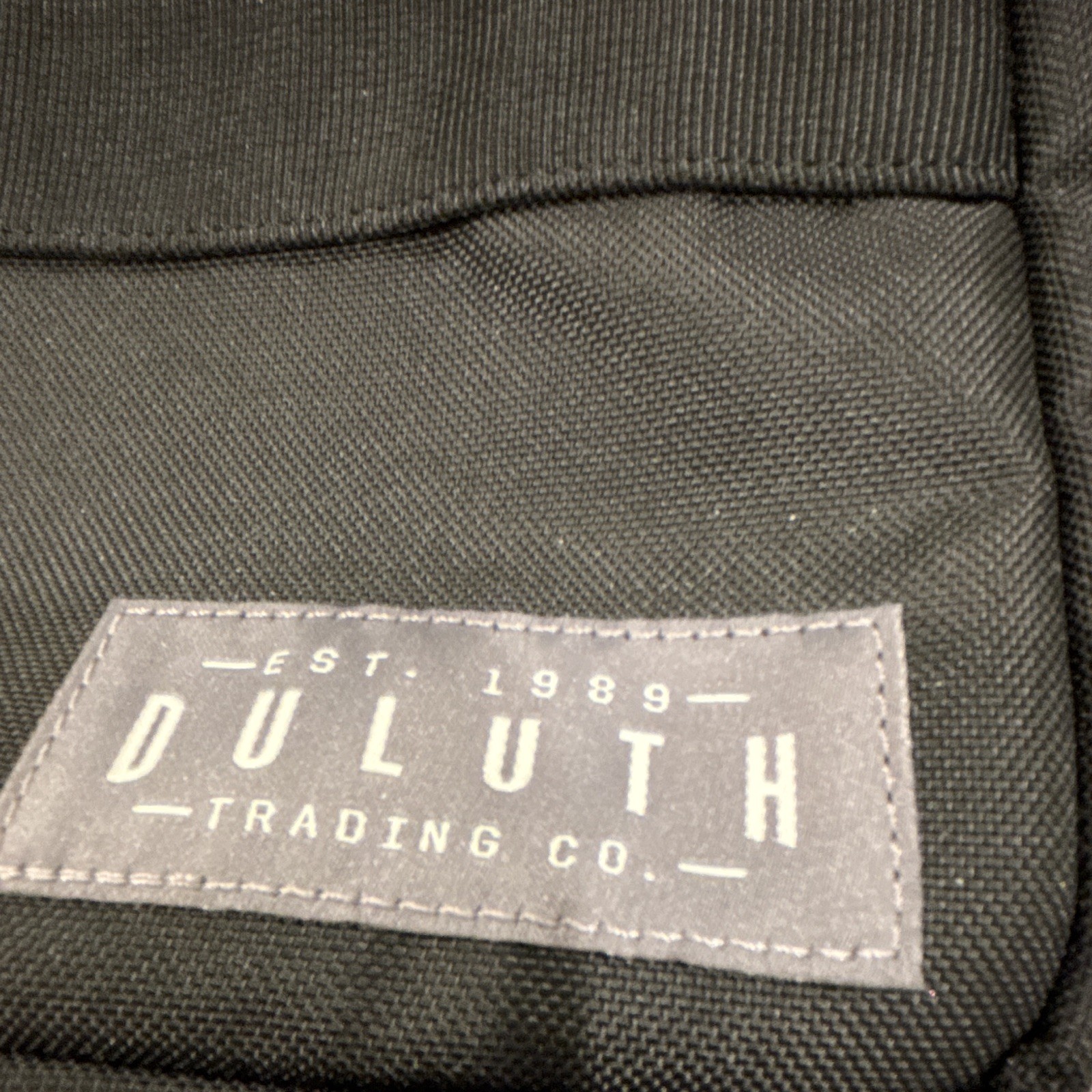 Duluth Trading Co. Small Black Crossbody Bag Zip Closure Pockets