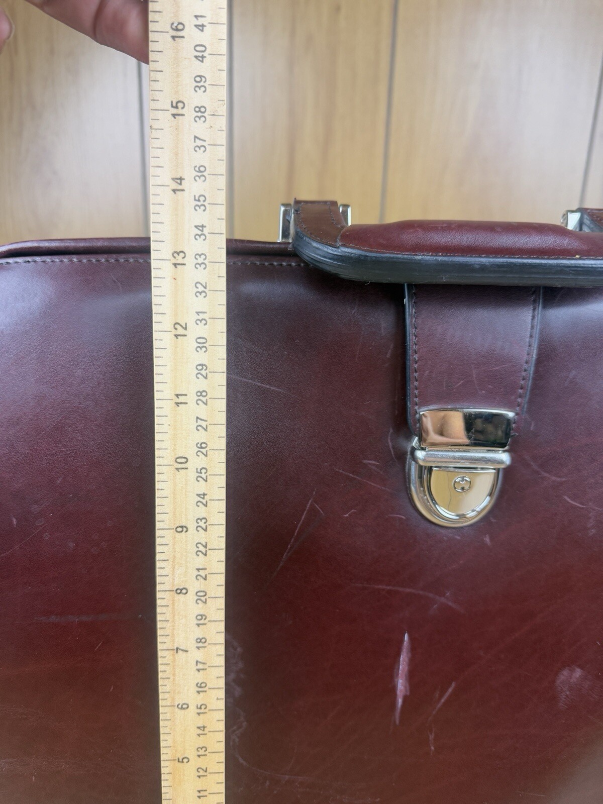Jack Georges Elements Classic Leather Briefbag Briefcase Laptop Case With Lock