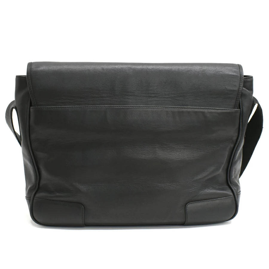 LOEWE Crossbody Messenger Shoulder Bag 311.15.042 Leather Embroidery Anagram